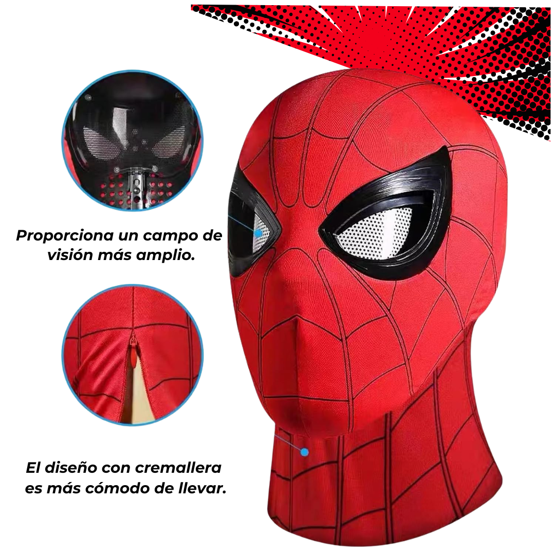 Máscara Hombre Araña con Ojos Animados